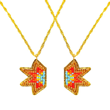 Two Pendant star-connection with fire - YUMAJAI